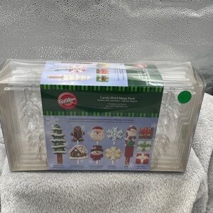 Wilton Holiday Candy Mold Set with Festive Colors